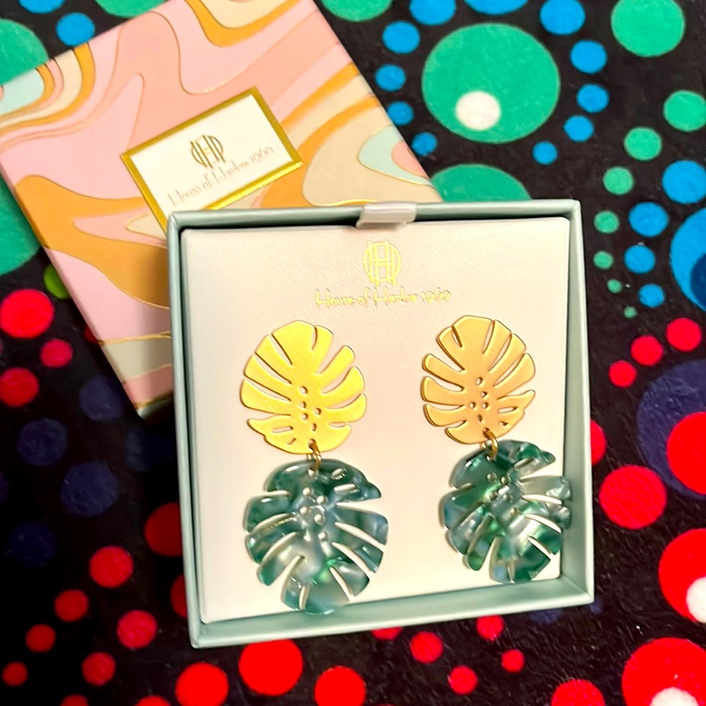 House of Harlow earrings